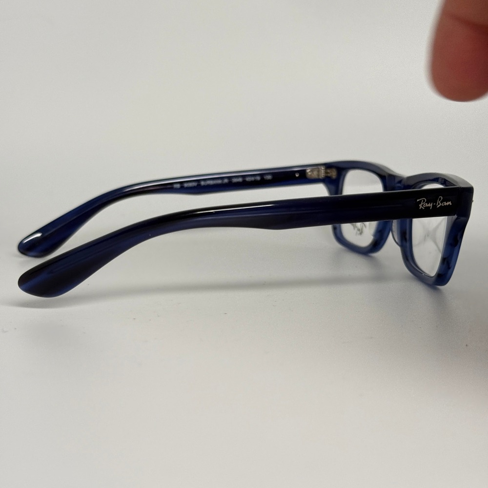 Ray Ban Burbank Jr RB9083V 3848 Blue Striped Eyeglass Frames 43-19 130 Kids - Picture 4 of 7
